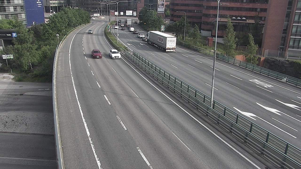 Weather Camera Image Road 51 Helsinki, Ruoholahti, Helsinki, Uusimaa