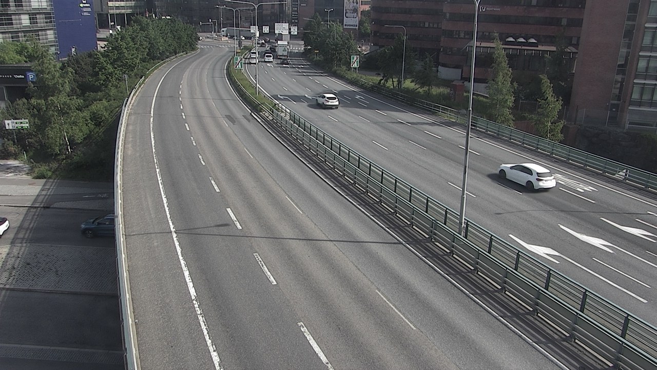 Weather Camera Image Road 51 Helsinki, Ruoholahti, Helsinki, Uusimaa