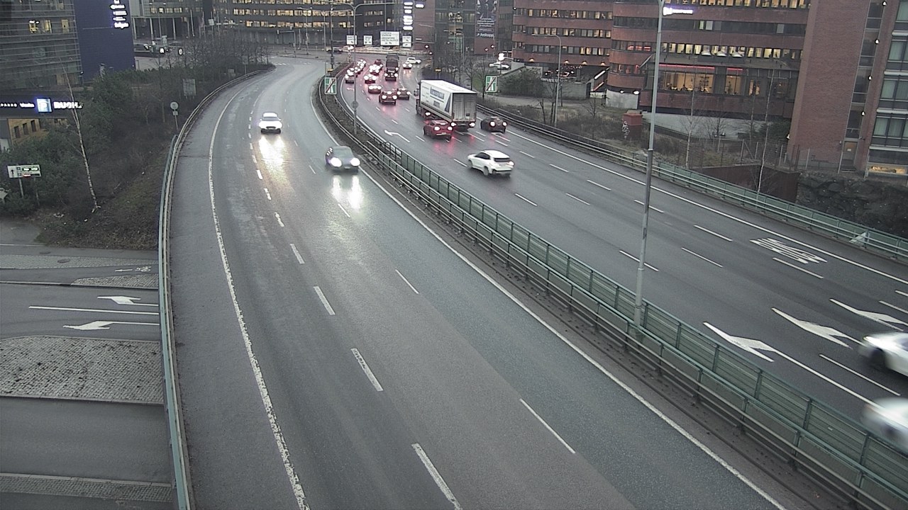 Weather Camera Image Road 51 Helsinki, Ruoholahti, Helsinki, Uusimaa
