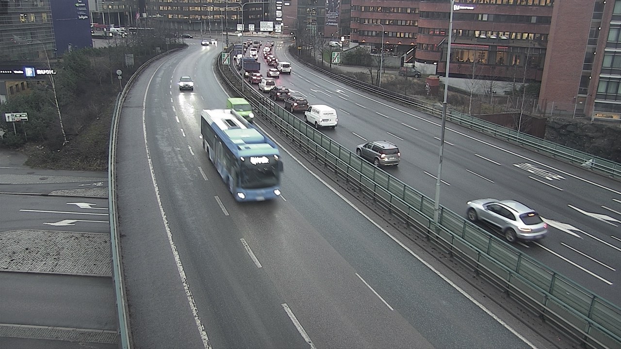 Weather Camera Image Road 51 Helsinki, Ruoholahti, Helsinki, Uusimaa