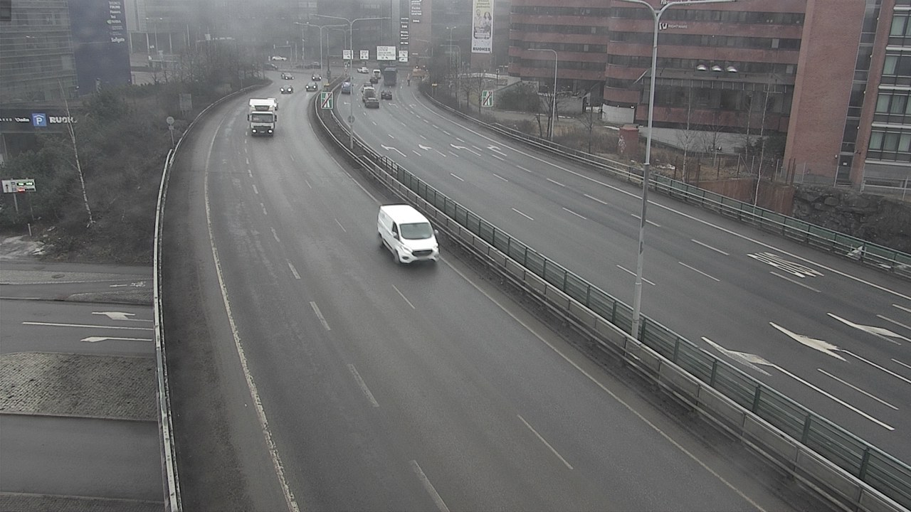 Weather Camera Image Road 51 Helsinki, Ruoholahti, Helsinki, Uusimaa