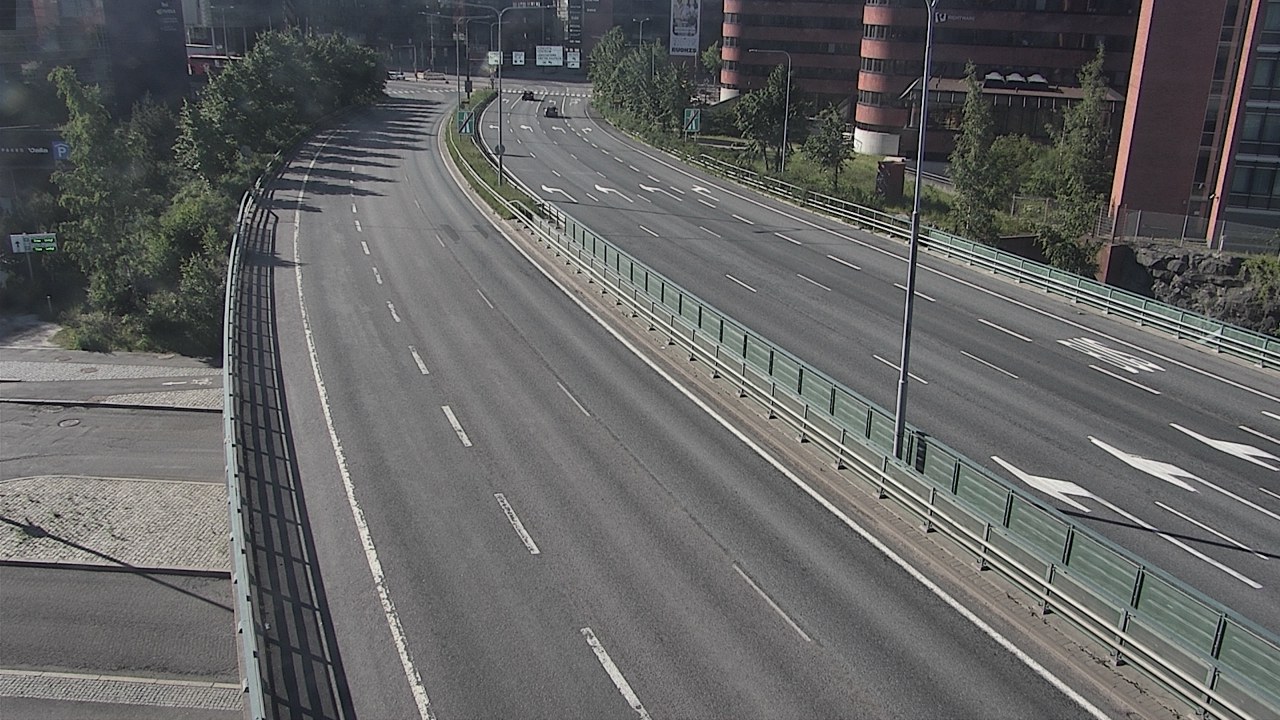 Weather Camera Image Road 51 Helsinki, Ruoholahti, Helsinki, Uusimaa