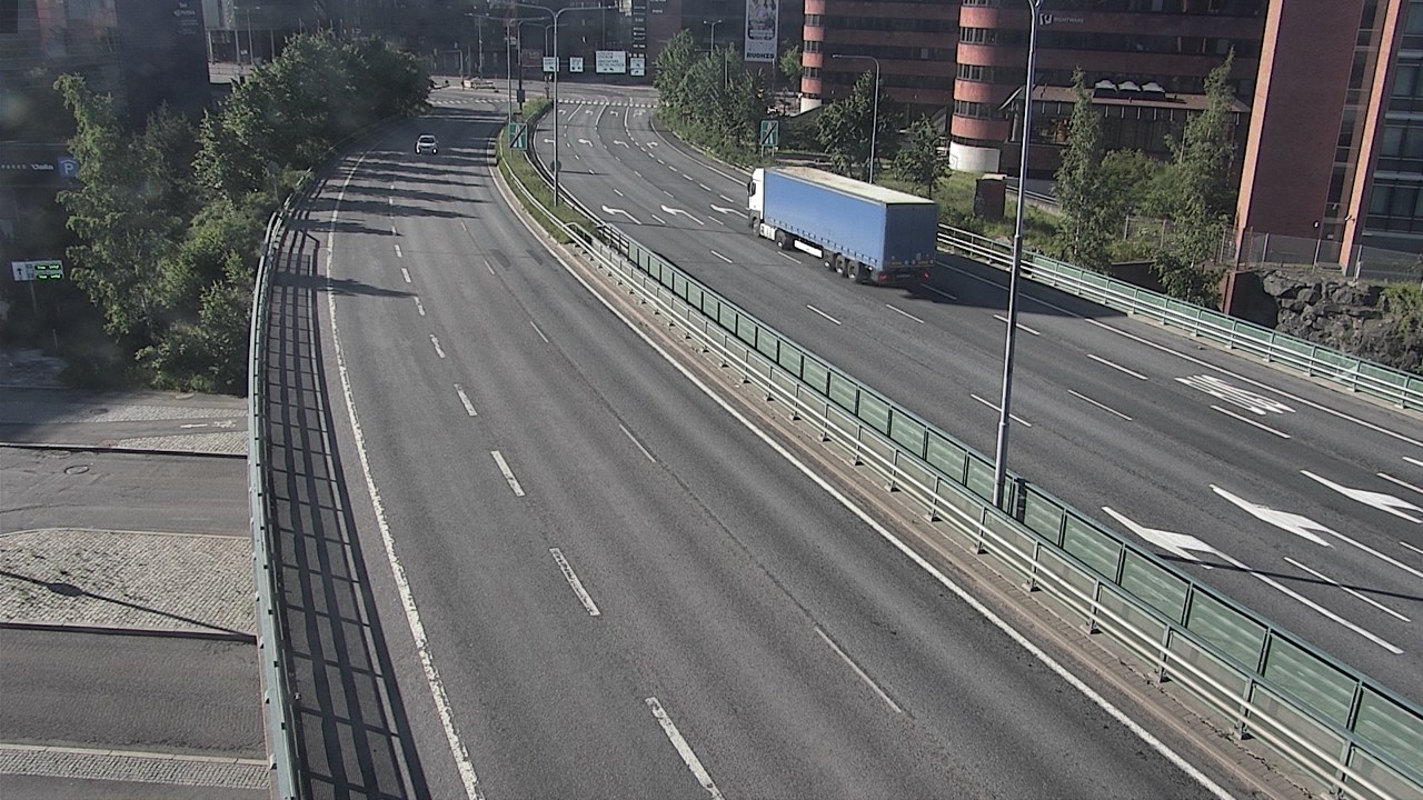 Weather Camera Image Road 51 Helsinki, Ruoholahti, Helsinki, Uusimaa