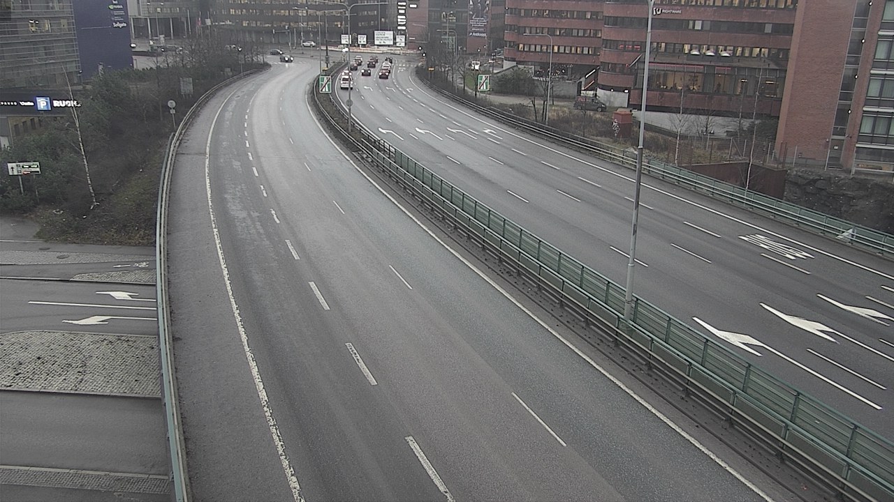 Weather Camera Image Road 51 Helsinki, Ruoholahti, Helsinki, Uusimaa