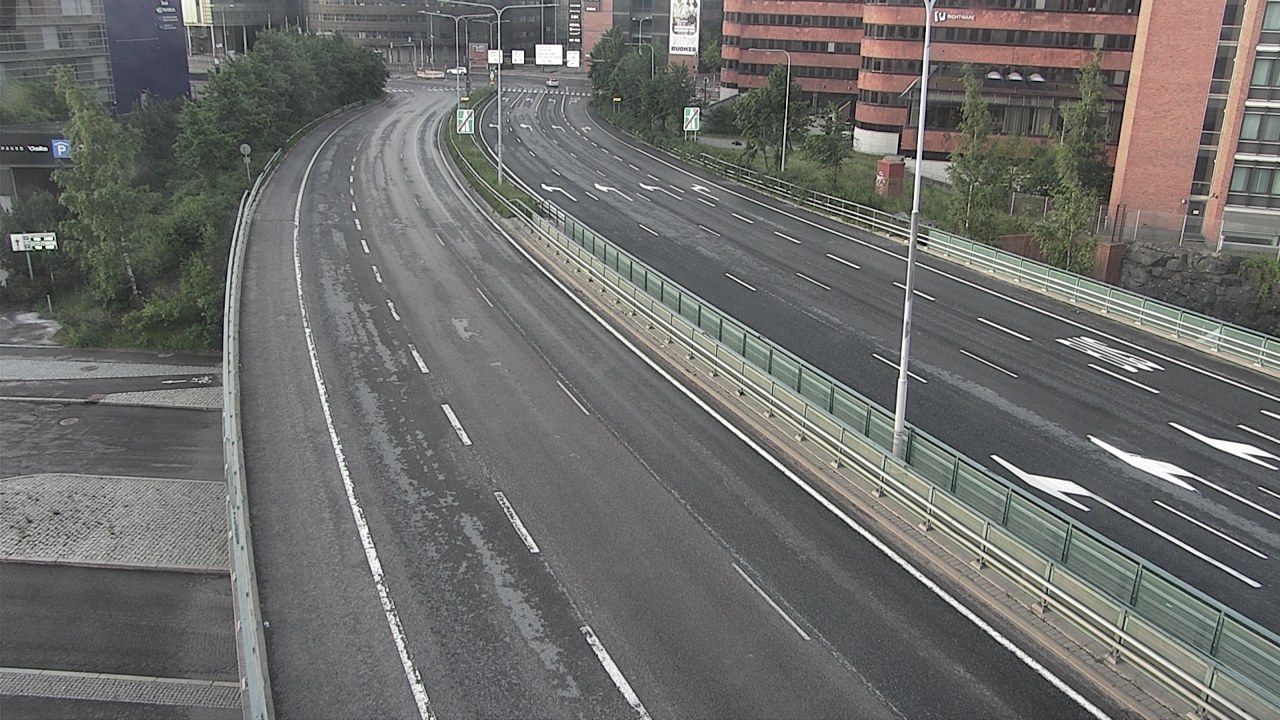 Weather Camera Image Road 51 Helsinki, Ruoholahti, Helsinki, Uusimaa