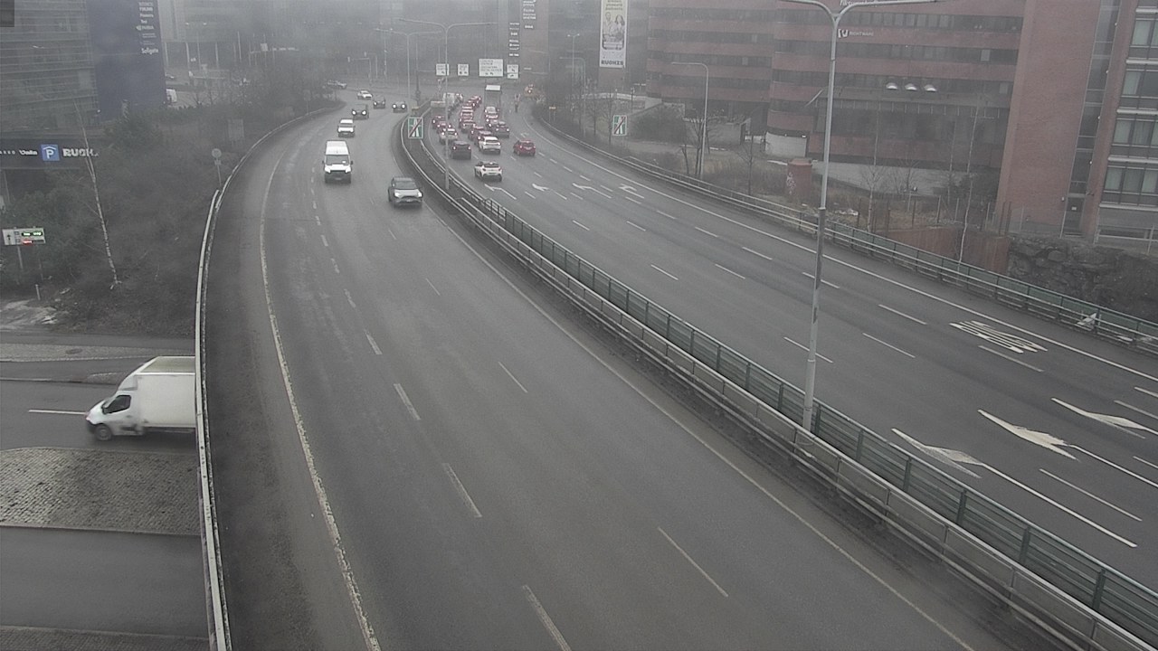 Weather Camera Image Road 51 Helsinki, Ruoholahti, Helsinki, Uusimaa