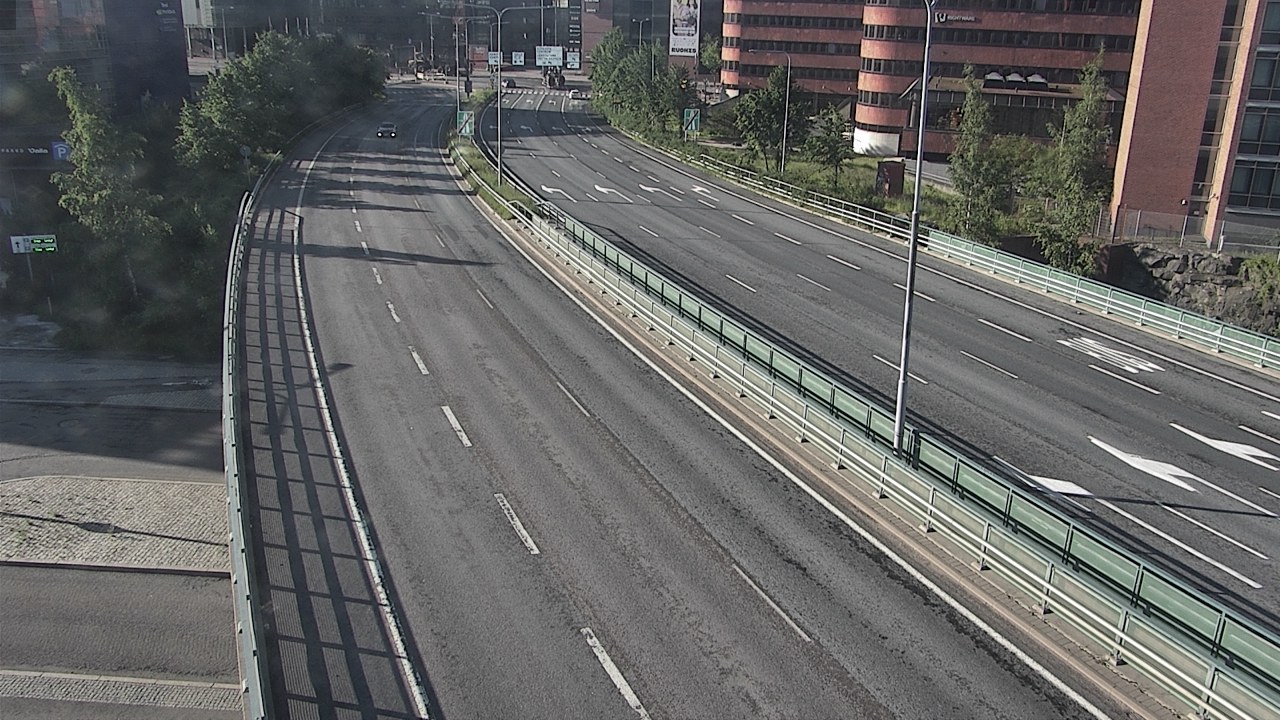 Weather Camera Image Road 51 Helsinki, Ruoholahti, Helsinki, Uusimaa