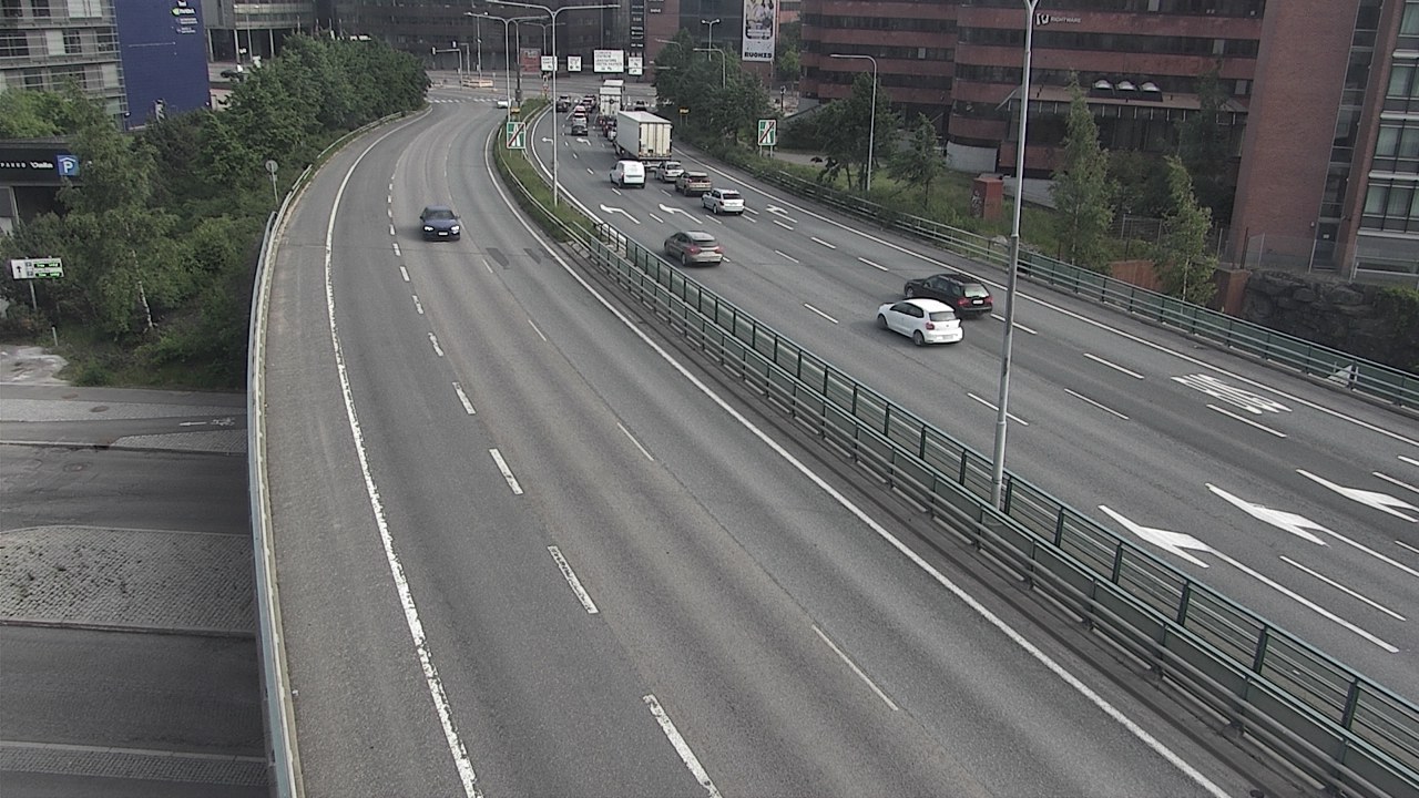 Weather Camera Image Road 51 Helsinki, Ruoholahti, Helsinki, Uusimaa