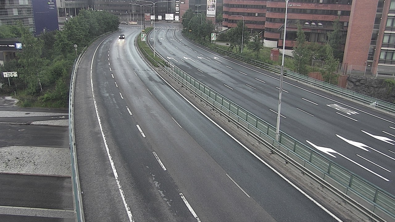 Weather Camera Image Road 51 Helsinki, Ruoholahti, Helsinki, Uusimaa