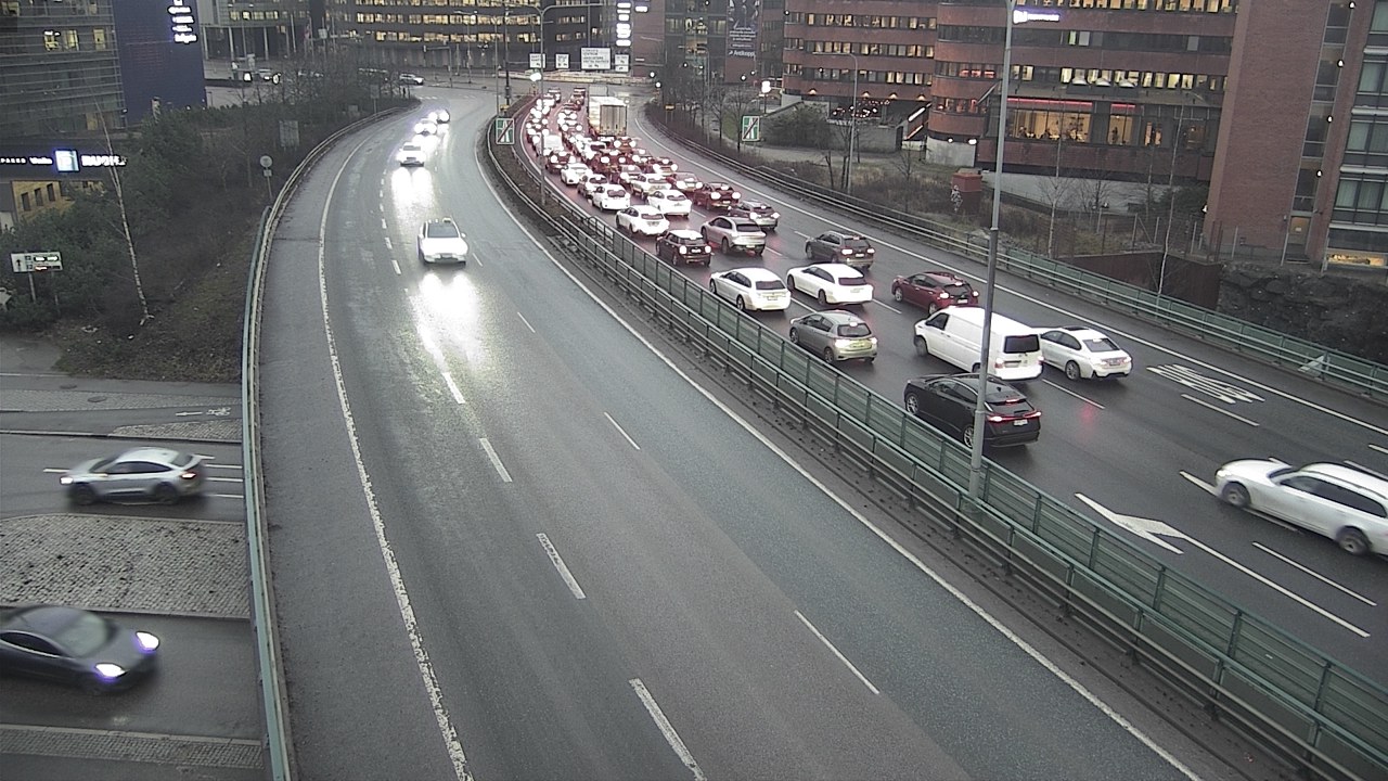Weather Camera Image Road 51 Helsinki, Ruoholahti, Helsinki, Uusimaa