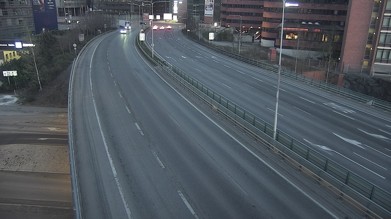Weather Camera Image Road 51 Helsinki, Ruoholahti, Helsinki, Uusimaa