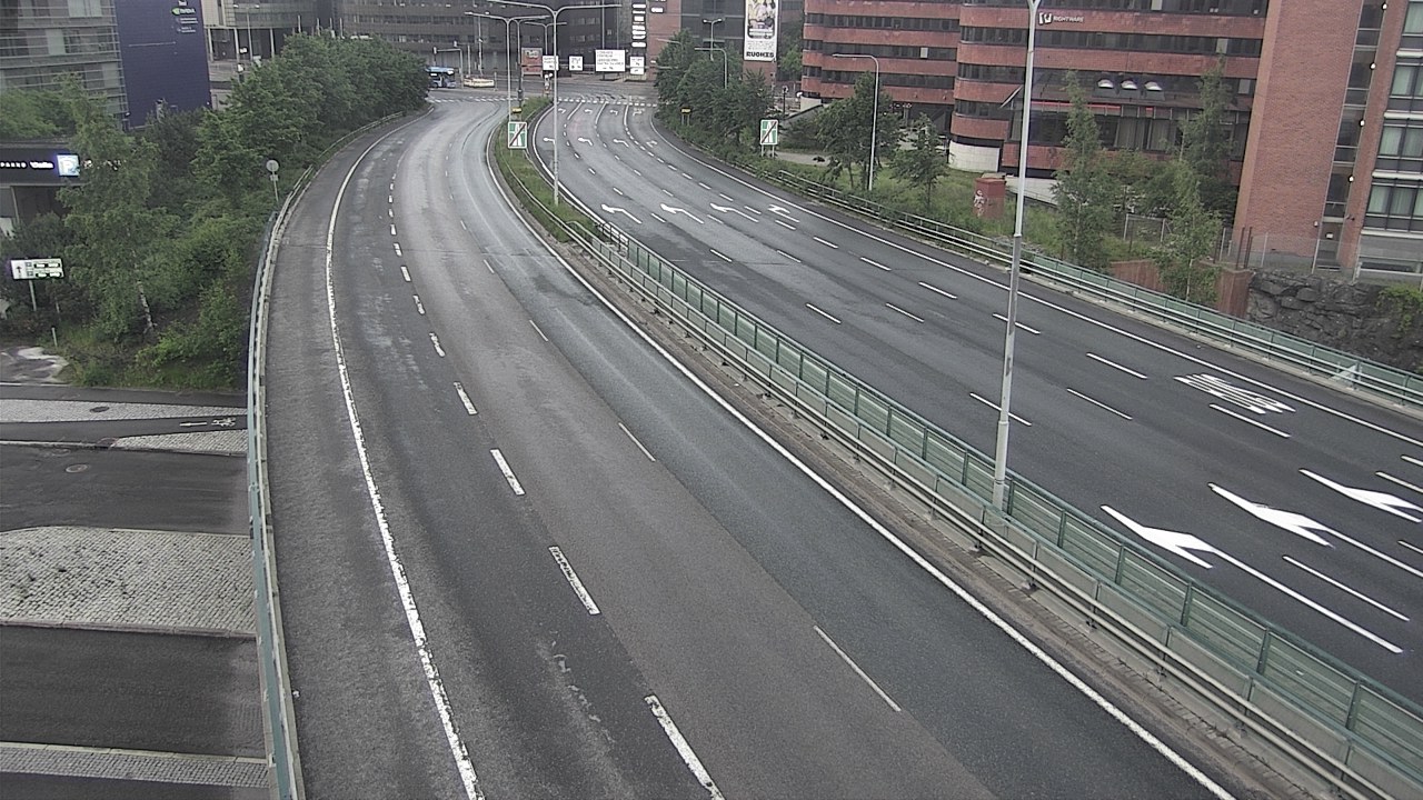 Weather Camera Image Road 51 Helsinki, Ruoholahti, Helsinki, Uusimaa