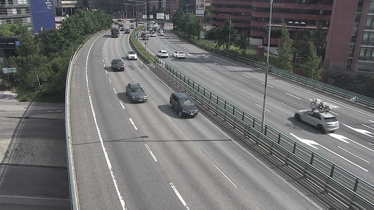 Weather Camera Image Road 51 Helsinki, Ruoholahti, Helsinki, Uusimaa