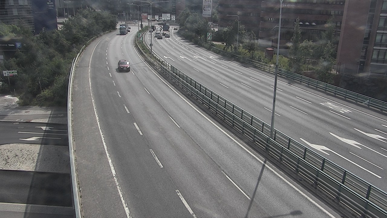 Weather Camera Image Road 51 Helsinki, Ruoholahti, Helsinki, Uusimaa