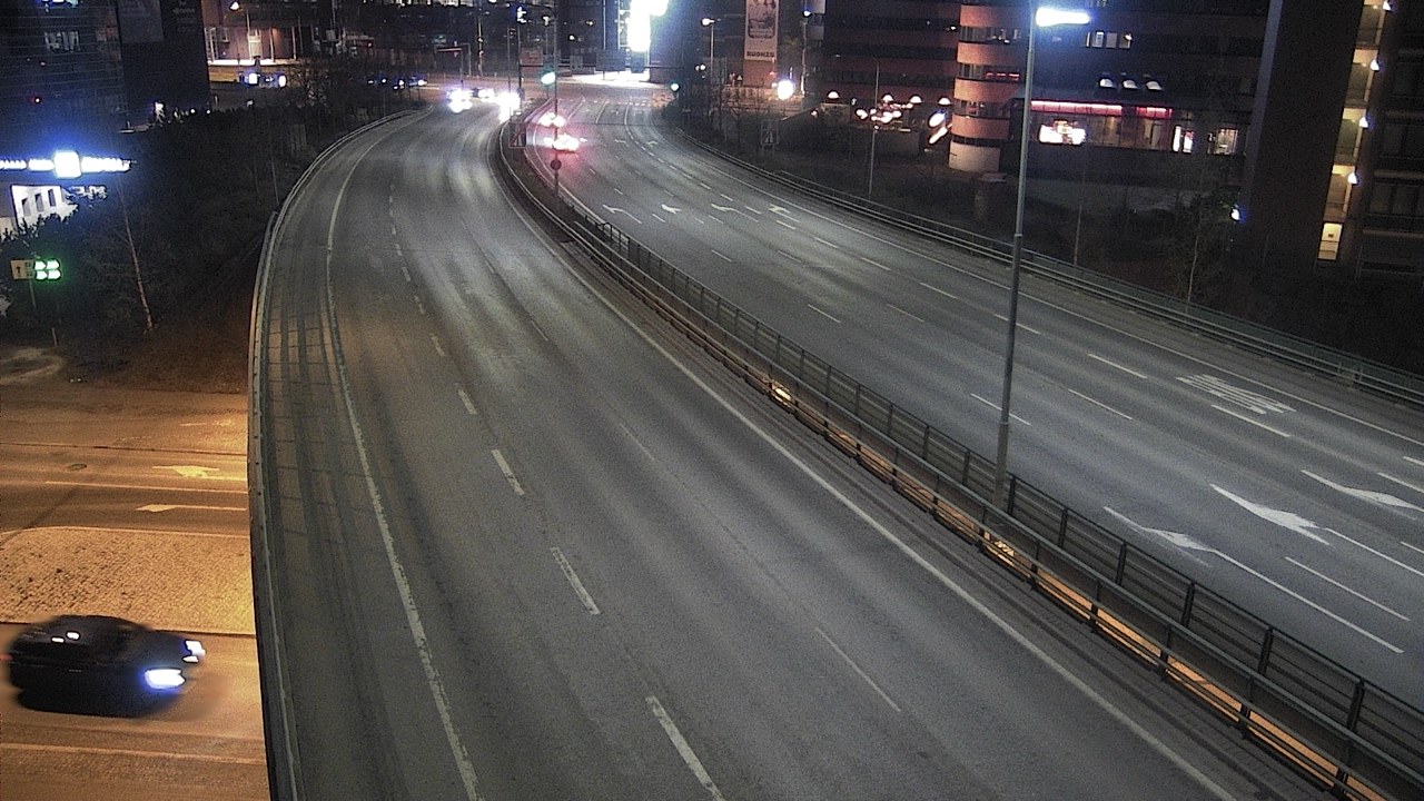 Weather Camera Image Road 51 Helsinki, Ruoholahti, Helsinki, Uusimaa