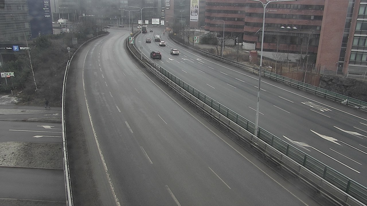 Weather Camera Image Road 51 Helsinki, Ruoholahti, Helsinki, Uusimaa