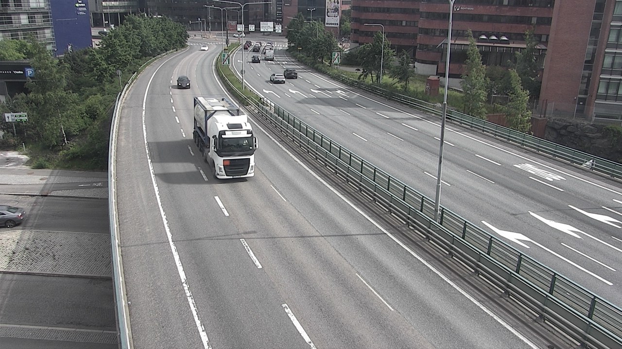 Weather Camera Image Road 51 Helsinki, Ruoholahti, Helsinki, Uusimaa