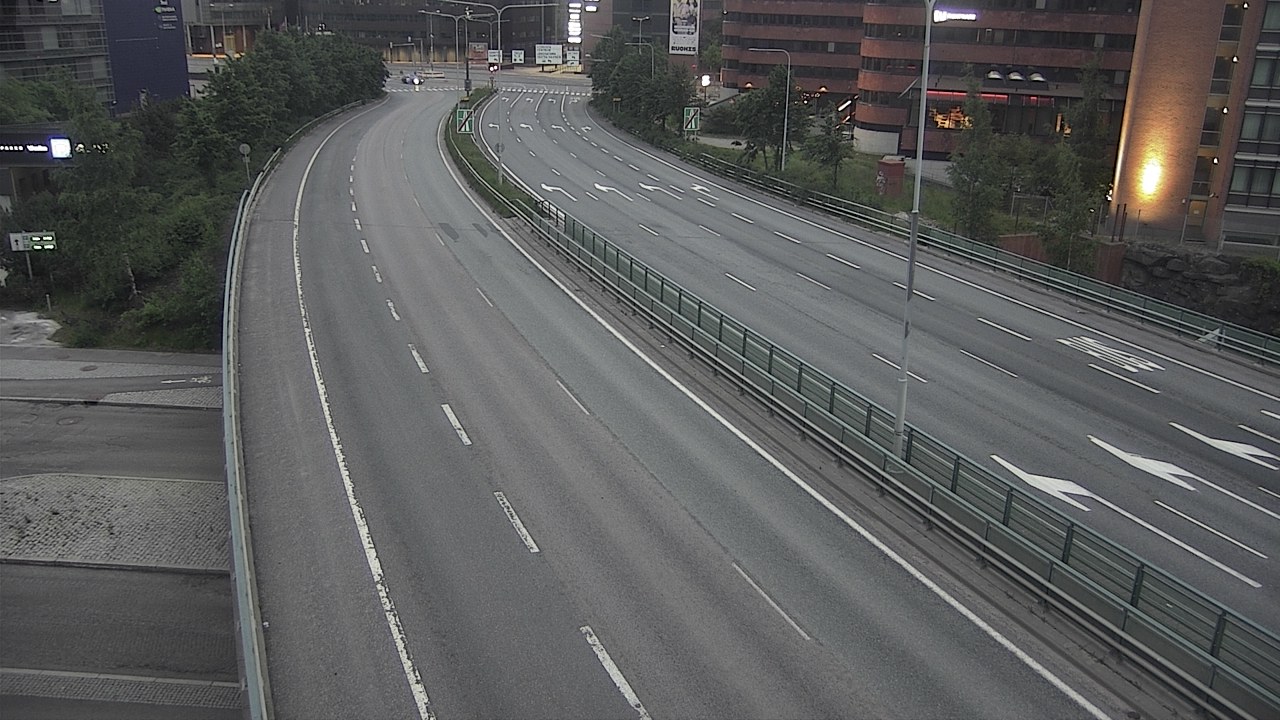 Weather Camera Image Road 51 Helsinki, Ruoholahti, Helsinki, Uusimaa
