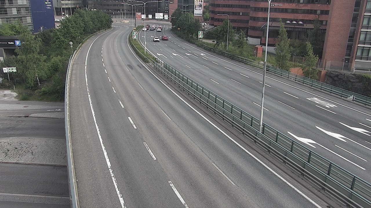 Weather Camera Image Road 51 Helsinki, Ruoholahti, Helsinki, Uusimaa