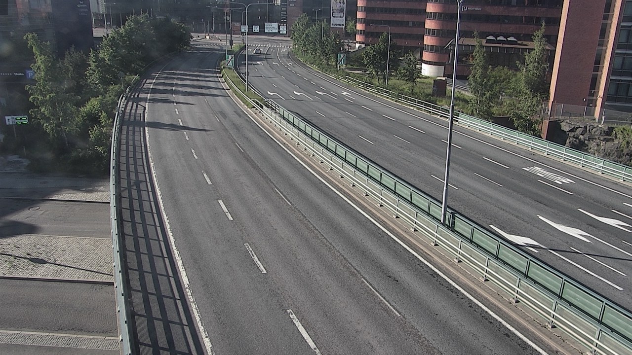 Weather Camera Image Road 51 Helsinki, Ruoholahti, Helsinki, Uusimaa
