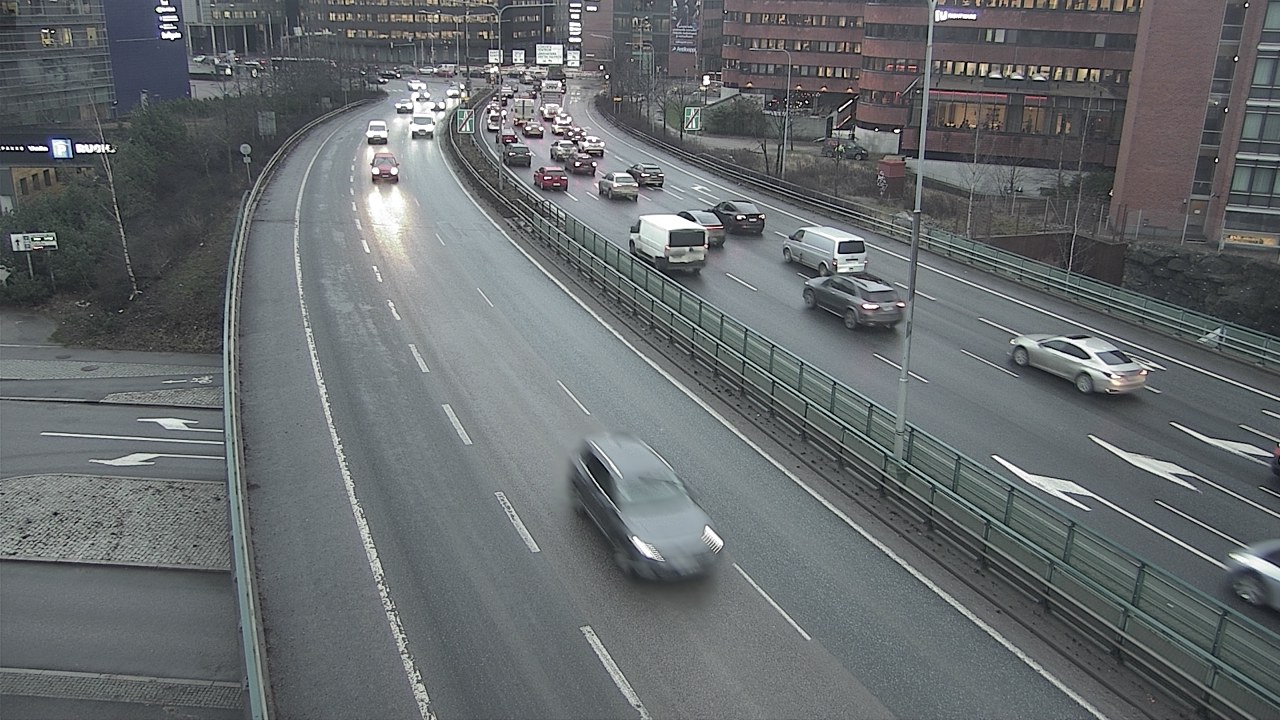Weather Camera Image Road 51 Helsinki, Ruoholahti, Helsinki, Uusimaa