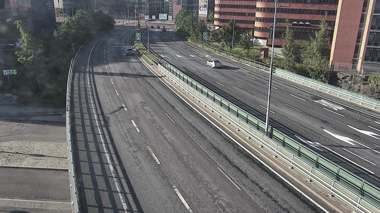 Weather Camera Image Road 51 Helsinki, Ruoholahti, Helsinki, Uusimaa
