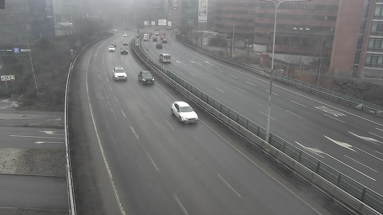 Weather Camera Image Road 51 Helsinki, Ruoholahti, Helsinki, Uusimaa