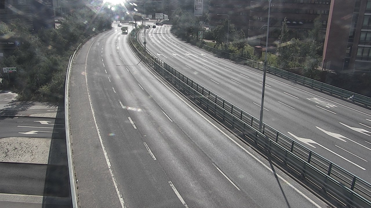 Weather Camera Image Road 51 Helsinki, Ruoholahti, Helsinki, Uusimaa