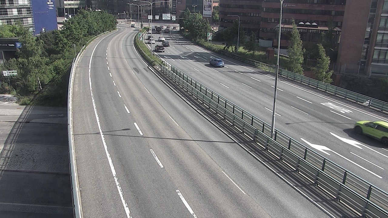 Weather Camera Image Road 51 Helsinki, Ruoholahti, Helsinki, Uusimaa