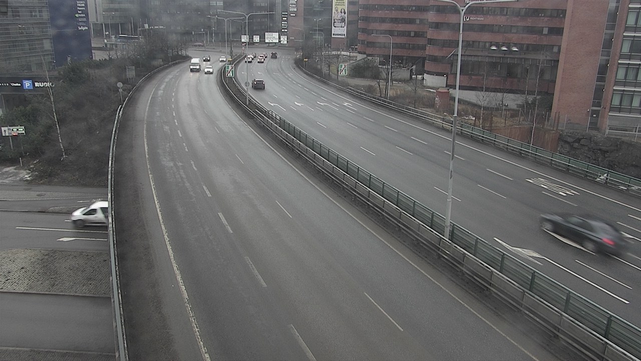 Weather Camera Image Road 51 Helsinki, Ruoholahti, Helsinki, Uusimaa