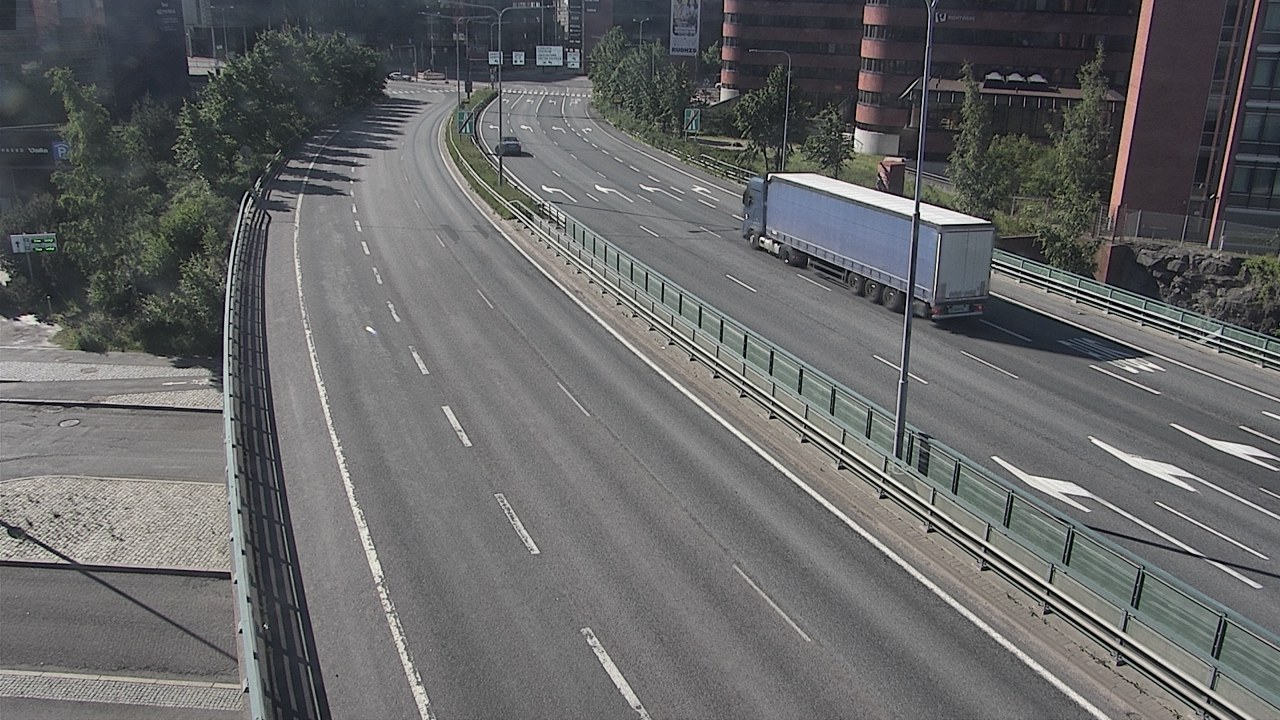 Weather Camera Image Road 51 Helsinki, Ruoholahti, Helsinki, Uusimaa