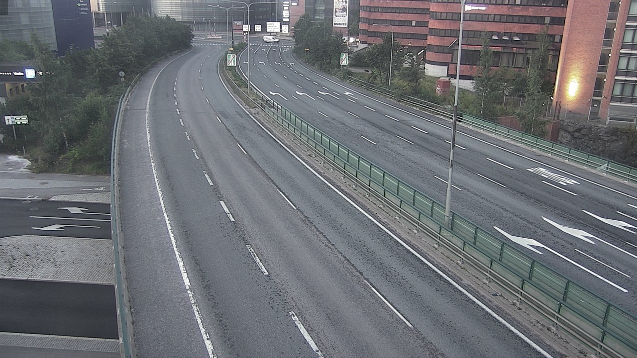 Weather Camera Image Road 51 Helsinki, Ruoholahti, Helsinki, Uusimaa