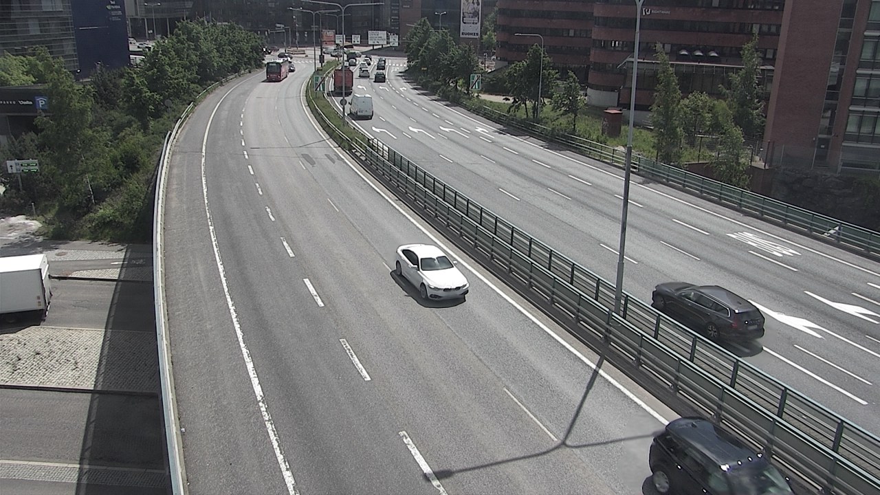 Weather Camera Image Road 51 Helsinki, Ruoholahti, Helsinki, Uusimaa