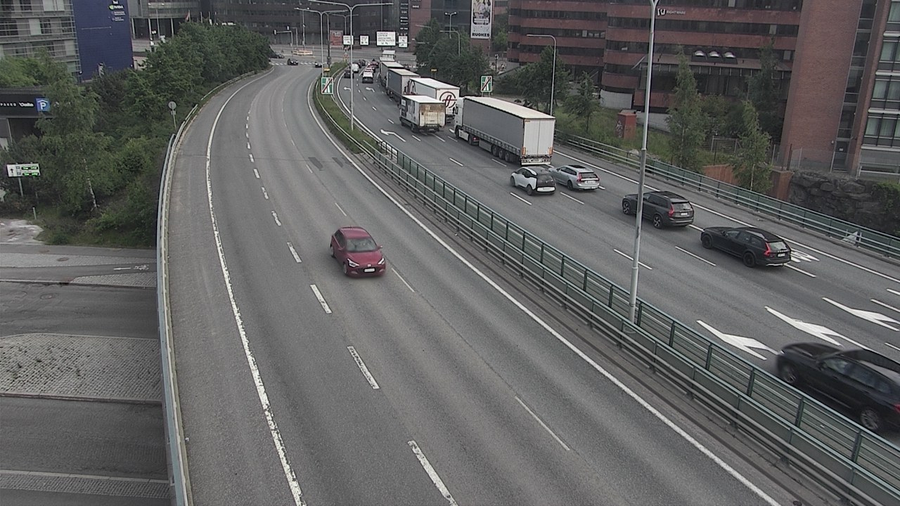 Weather Camera Image Road 51 Helsinki, Ruoholahti, Helsinki, Uusimaa
