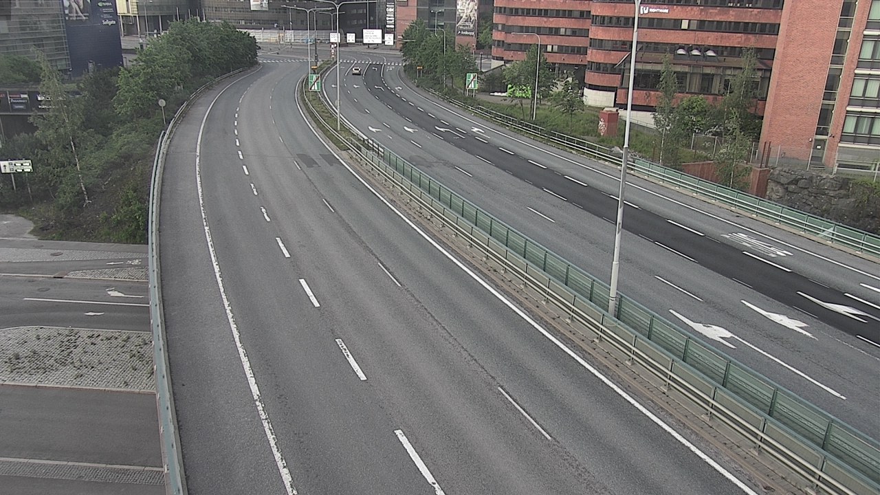 Weather Camera Image Road 51 Helsinki, Ruoholahti, Helsinki, Uusimaa