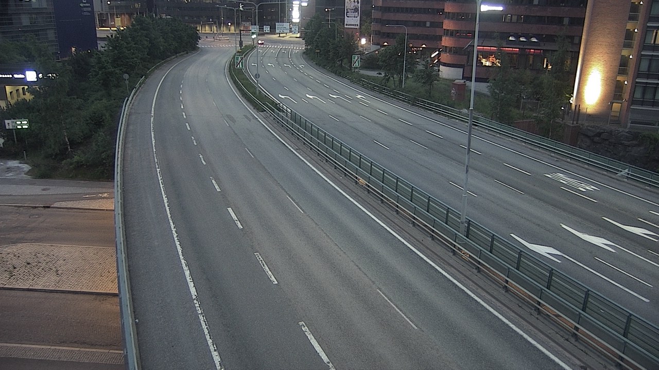 Weather Camera Image Road 51 Helsinki, Ruoholahti, Helsinki, Uusimaa