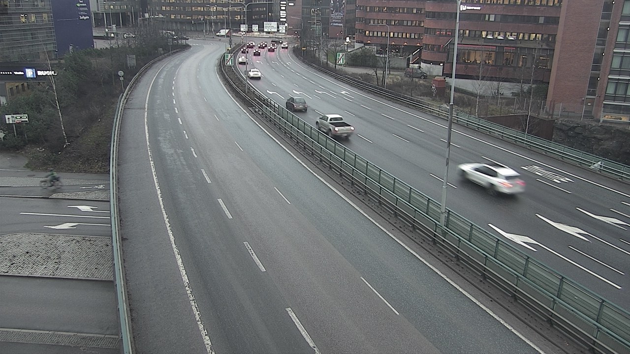 Weather Camera Image Road 51 Helsinki, Ruoholahti, Helsinki, Uusimaa