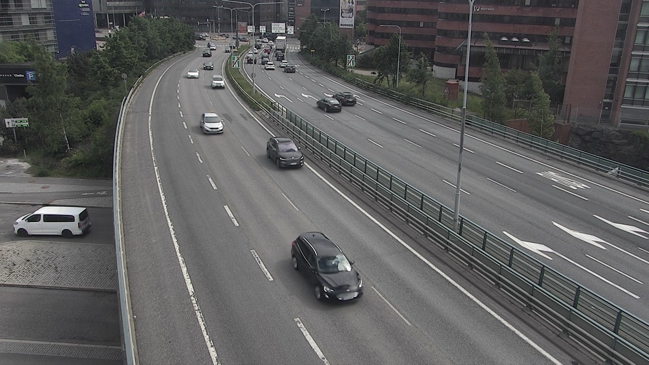 Weather Camera Image Road 51 Helsinki, Ruoholahti, Helsinki, Uusimaa