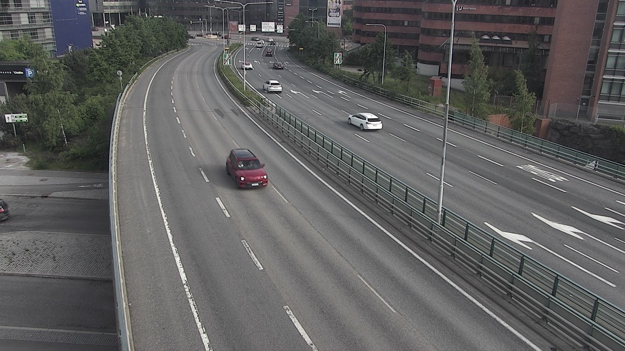 Weather Camera Image Road 51 Helsinki, Ruoholahti, Helsinki, Uusimaa