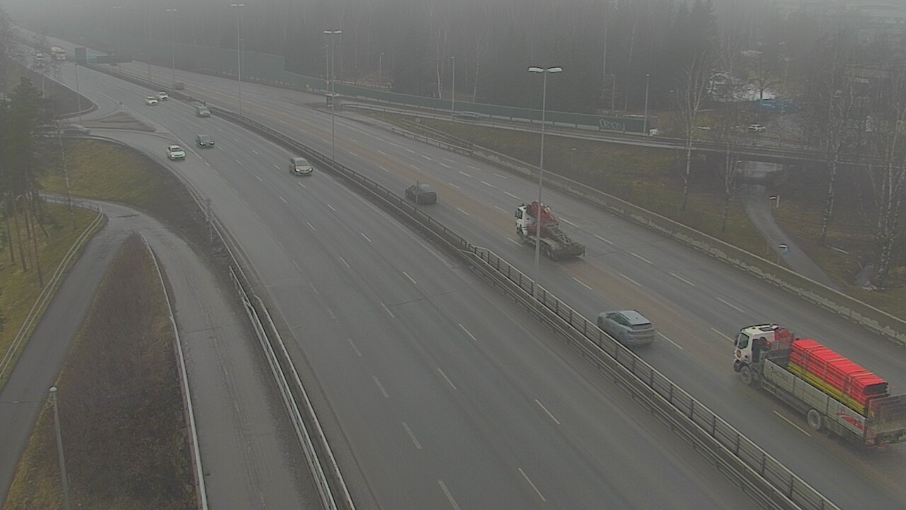 Weather Camera Image Road 101 Helsinki, Vihdintien risteys, Helsinki, Uusimaa