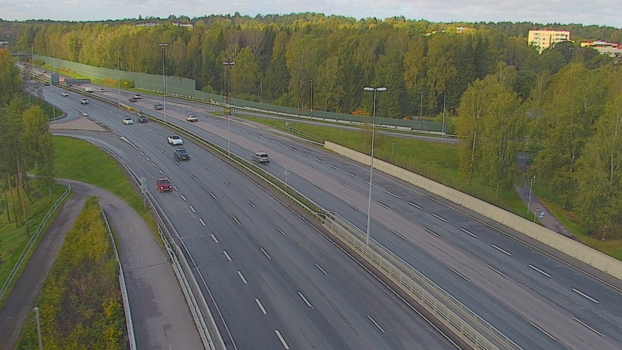 Weather Camera Image Road 101 Helsinki, Vihdintien risteys, Helsinki, Uusimaa