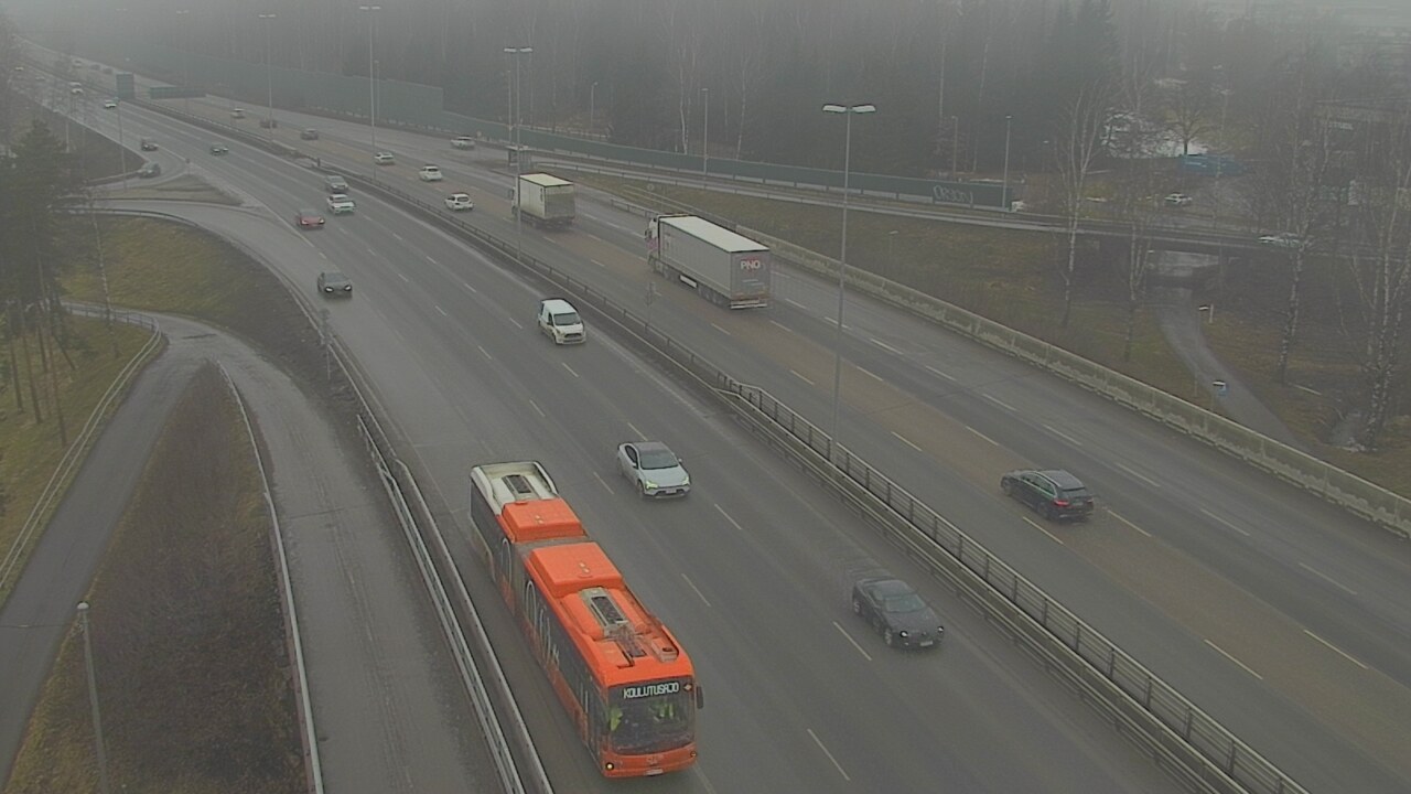 Weather Camera Image Road 101 Helsinki, Vihdintien risteys, Helsinki, Uusimaa