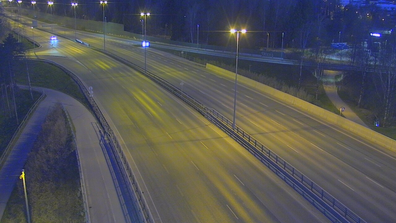 Weather Camera Image Väg 101 Helsingfors, Vichtisvägens korsning, Helsinki, Uusimaa