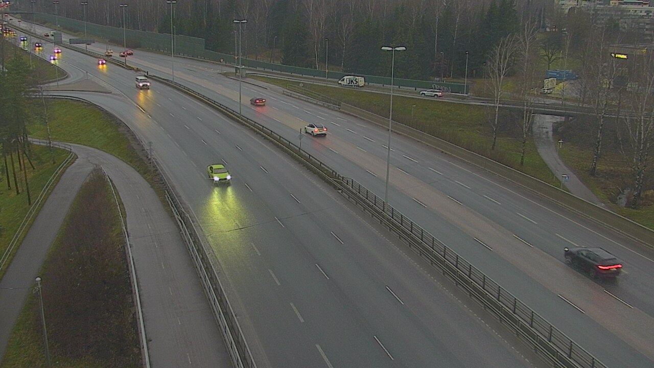 Weather Camera Image Väg 101 Helsingfors, Vichtisvägens korsning, Helsinki, Uusimaa