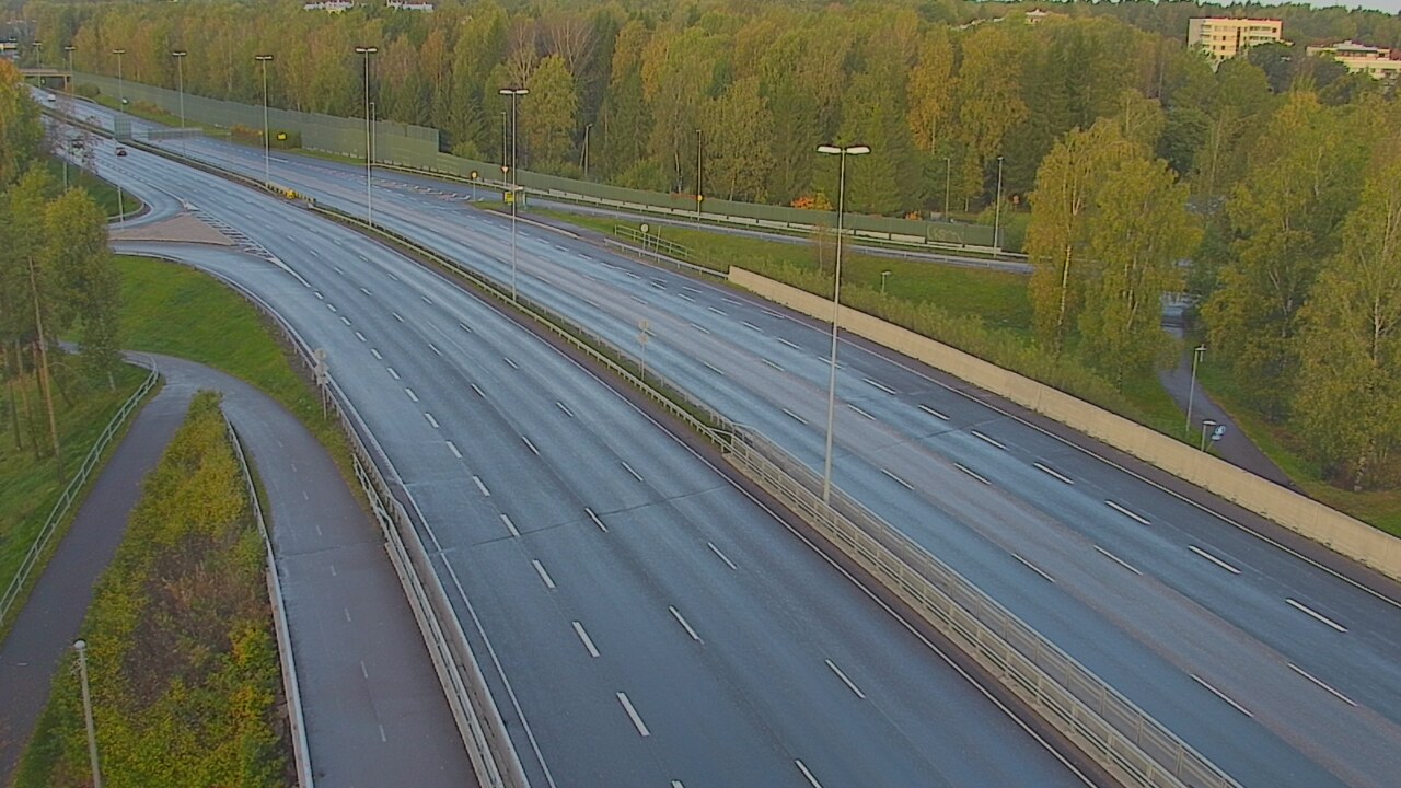 Weather Camera Image Road 101 Helsinki, Vihdintien risteys, Helsinki, Uusimaa