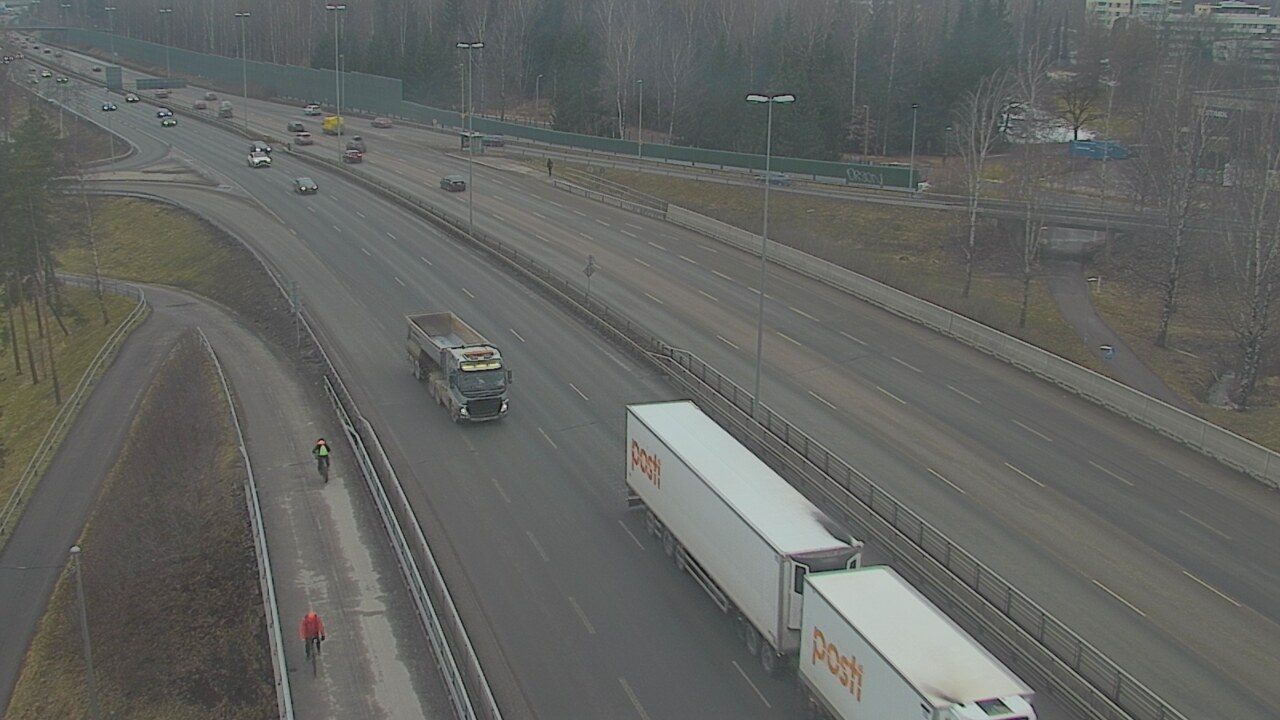 Weather Camera Image Road 101 Helsinki, Vihdintien risteys, Helsinki, Uusimaa