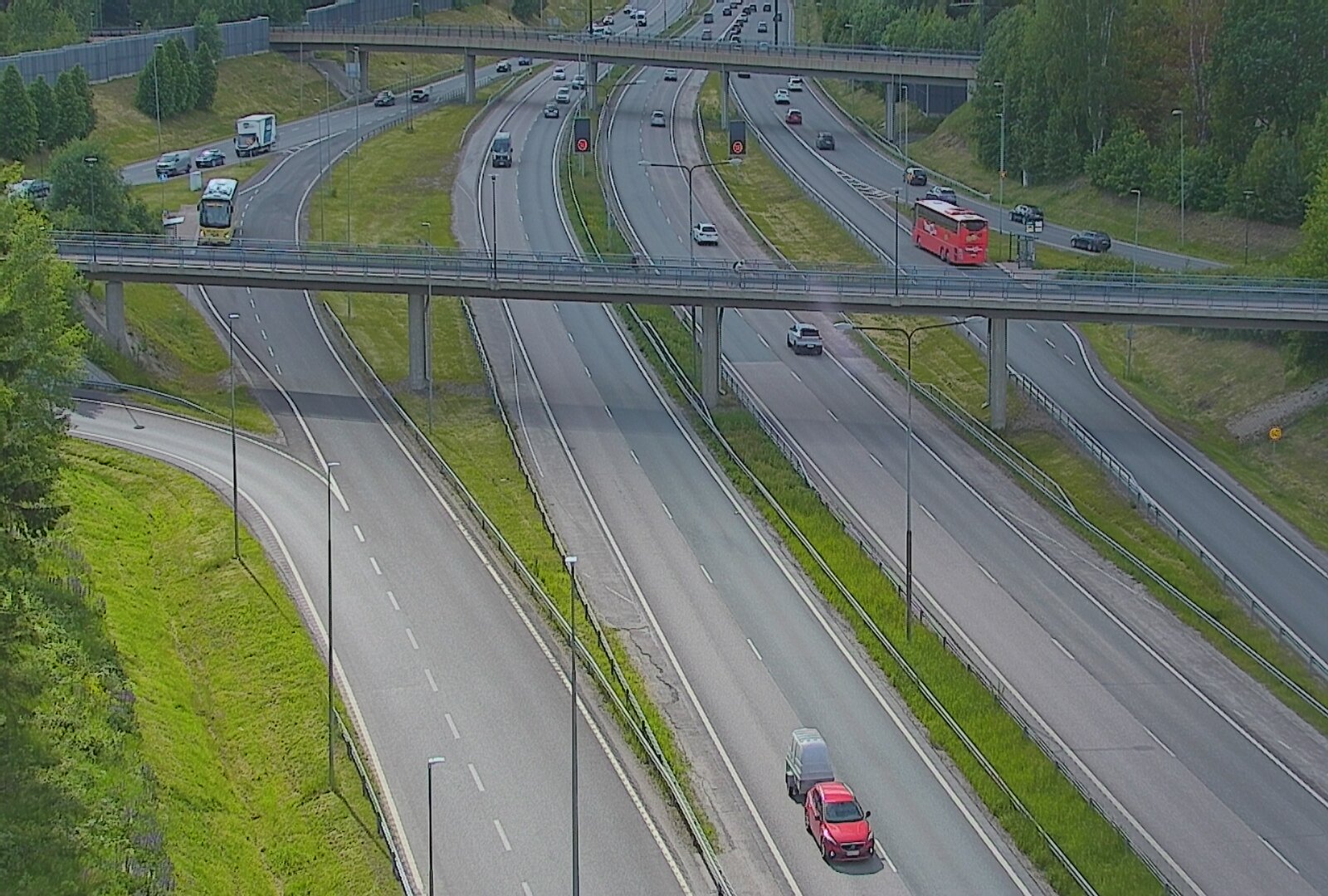 Kelikamerat Kuva Tie 101 Espoo, Turunväylän risteys, Espoo, Uusimaa