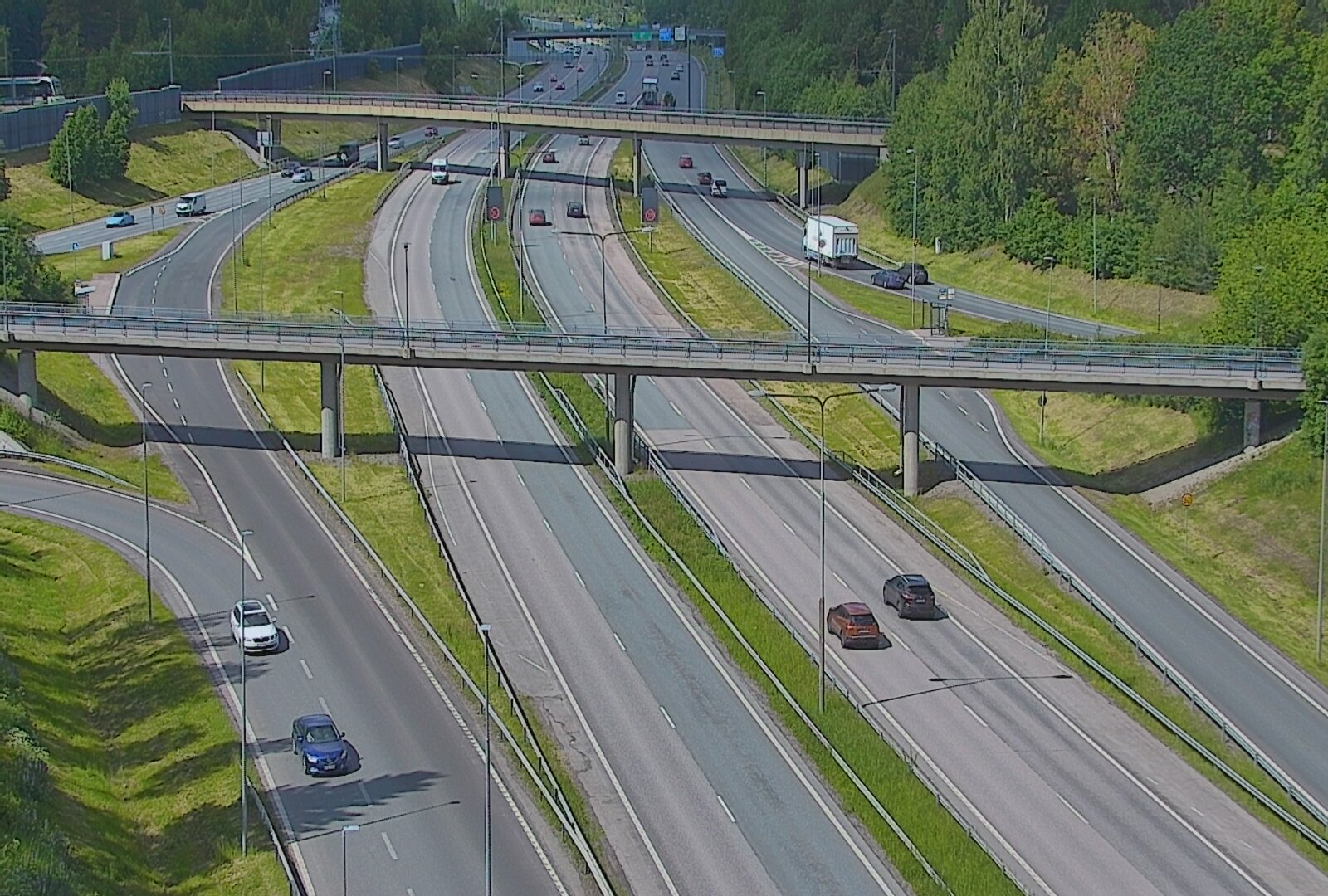 Kelikamerat Kuva Tie 101 Espoo, Turunväylän risteys, Espoo, Uusimaa