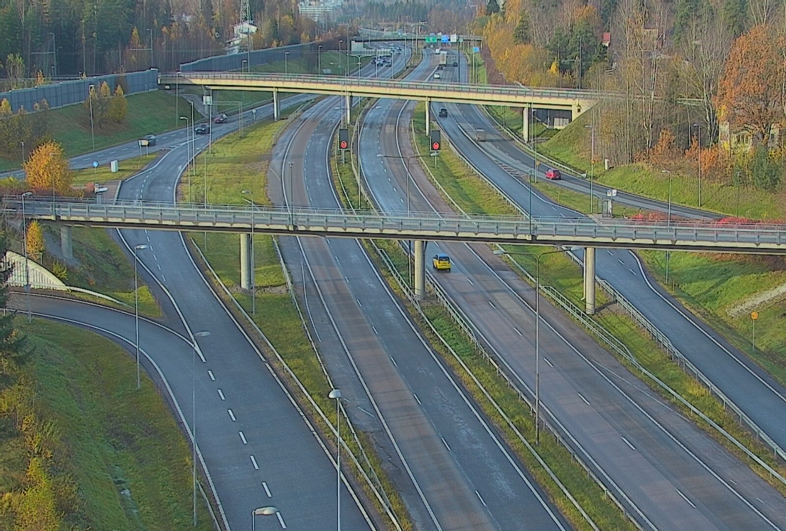 Kelikamerat Kuva Tie 101 Espoo, Turunväylän risteys, Espoo, Uusimaa