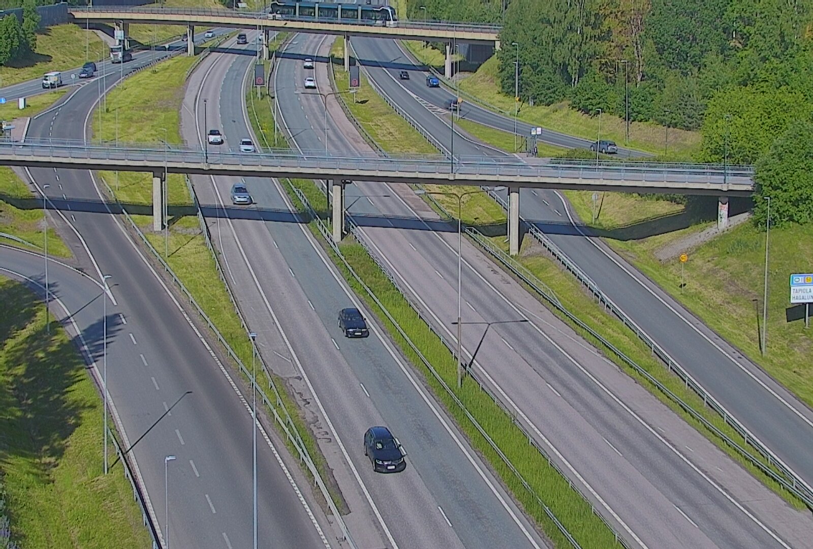Kelikamerat Kuva Tie 101 Espoo, Turunväylän risteys, Espoo, Uusimaa